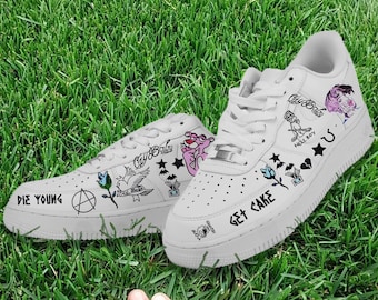 lil peep nike air force 1