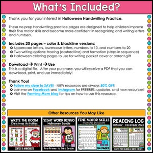 Halloween Tracing Worksheets and Alphabet Coloring Pages for Kids ...