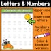 Halloween Tracing Worksheets and Alphabet Coloring Pages for Kids ...