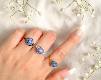 Thebestjewellery Sodalite cabochon Ring Size- 8.5 USA Gemstone Ring Silver Plated Ring Women Jewelry Handmade Ring BRS-5257 Thebestjewellery Sodalite cabochon Ring Size- 8.5 USA Gemstone Ring Silver Plated Ring Women Jewelry Handmade Ring BRS-5257
