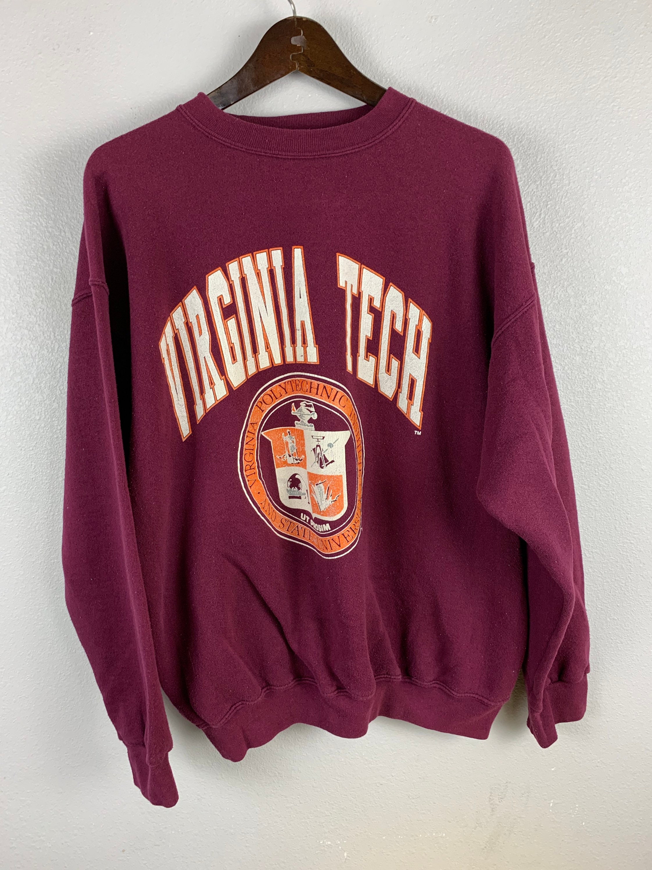 Vintage Virginia university sweatshirt crewneck size L | Etsy