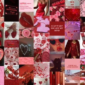 Rose Gold Aesthetic Digitale Wand Collage Set 60 Bilder Etsy