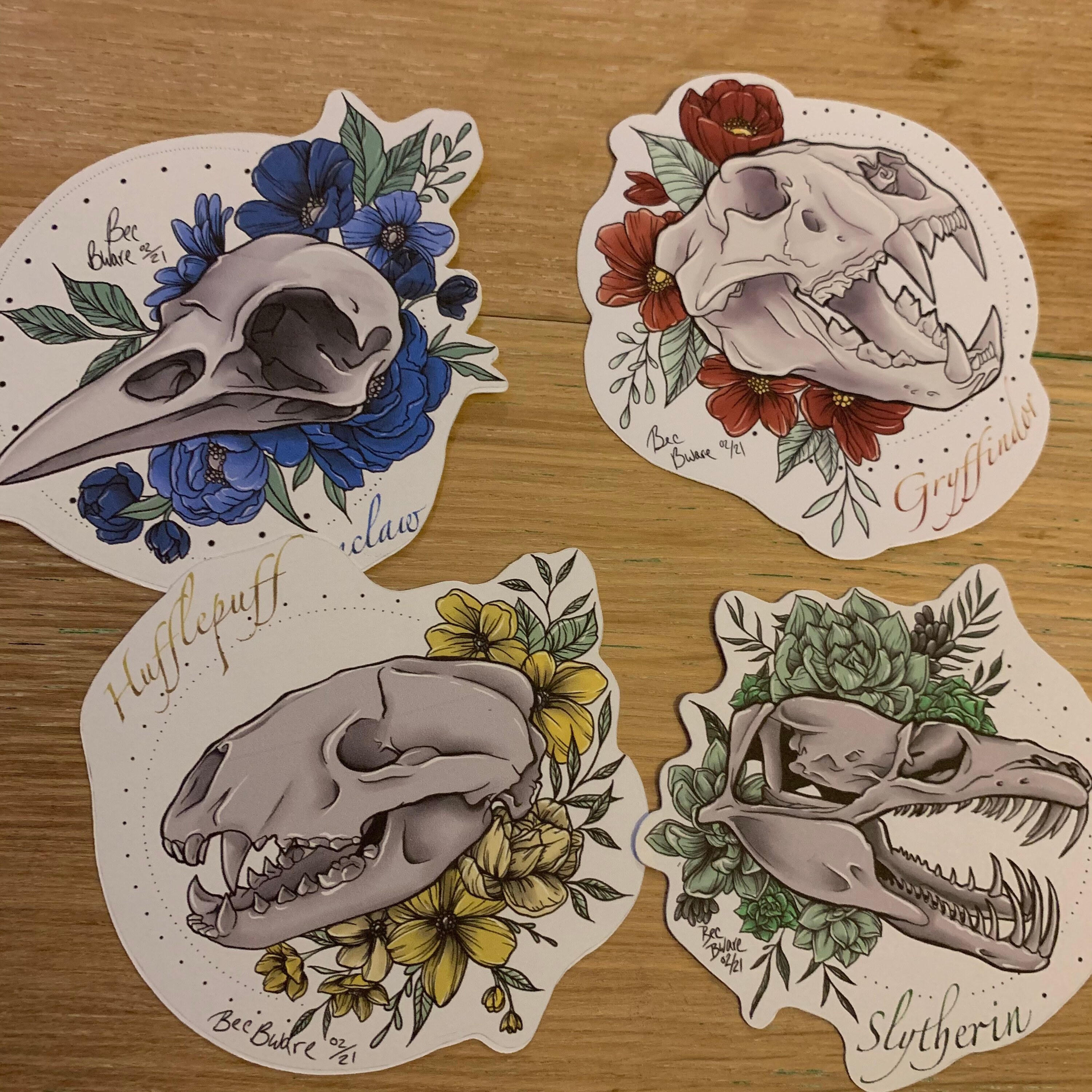 Hogwarts House Inspired Stickers
