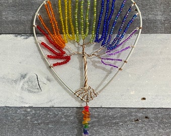 Rainbow Love/Rainbow Bridge Memorial Suncatcher