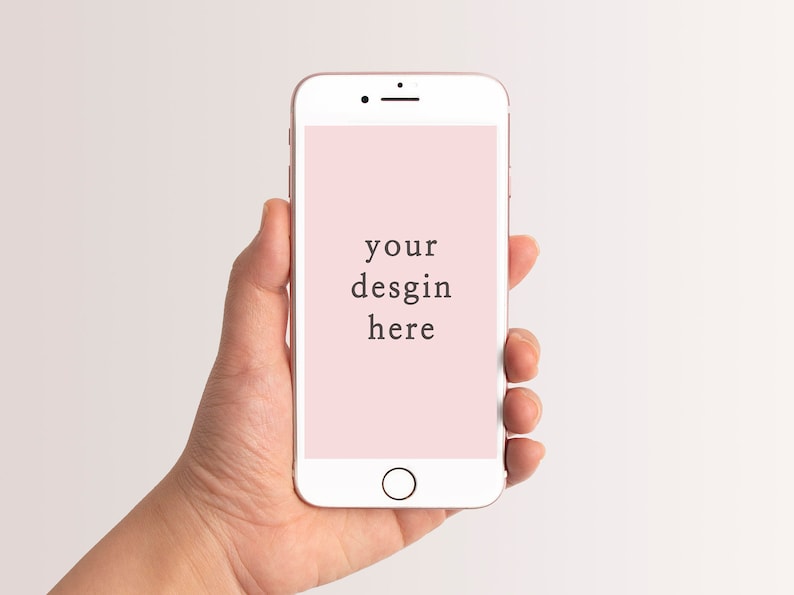 Mockup Image iPhone Mockup Hand Holding Smartphone Mockup Social Media Phone Mockup iPhone Screen iPhone Photo