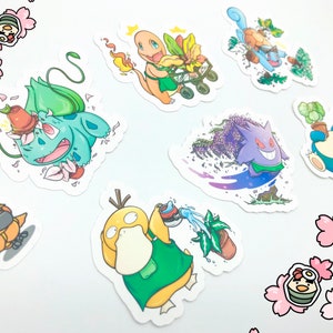 Generation 1 Stickers! | The PokePlant Project