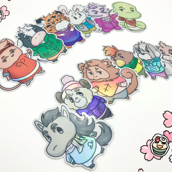 Zodiac Crossing Stickers!