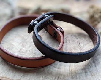 Secret Message Bracelet, Hidden Message, Personalised Real Leather Bracelet, Personalised Gift for Him, Gift for Her, Gift for Boyfriend