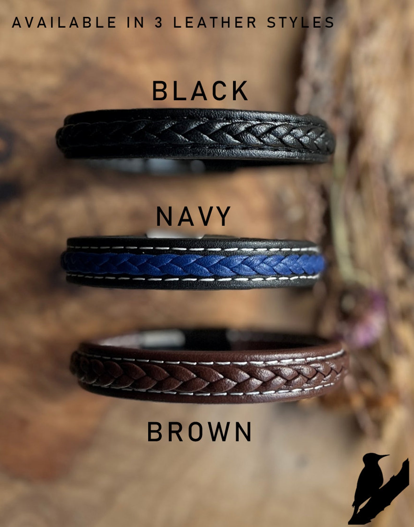 Boyfriend Gift Anniversary Gift For Husband Hidden Message Bracelet for Men Gifts for Him Personalized Unique Gift Leather Bracelet Custom