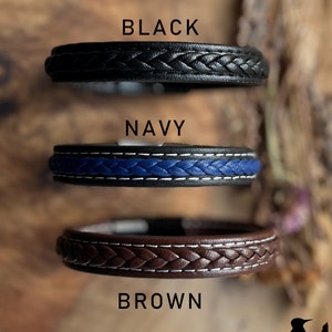 Vriendje Cadeau Verjaardagscadeau voor echtgenoot Verborgen bericht armband voor mannen Cadeaus voor hem Gepersonaliseerd uniek cadeau Leren armband op maat