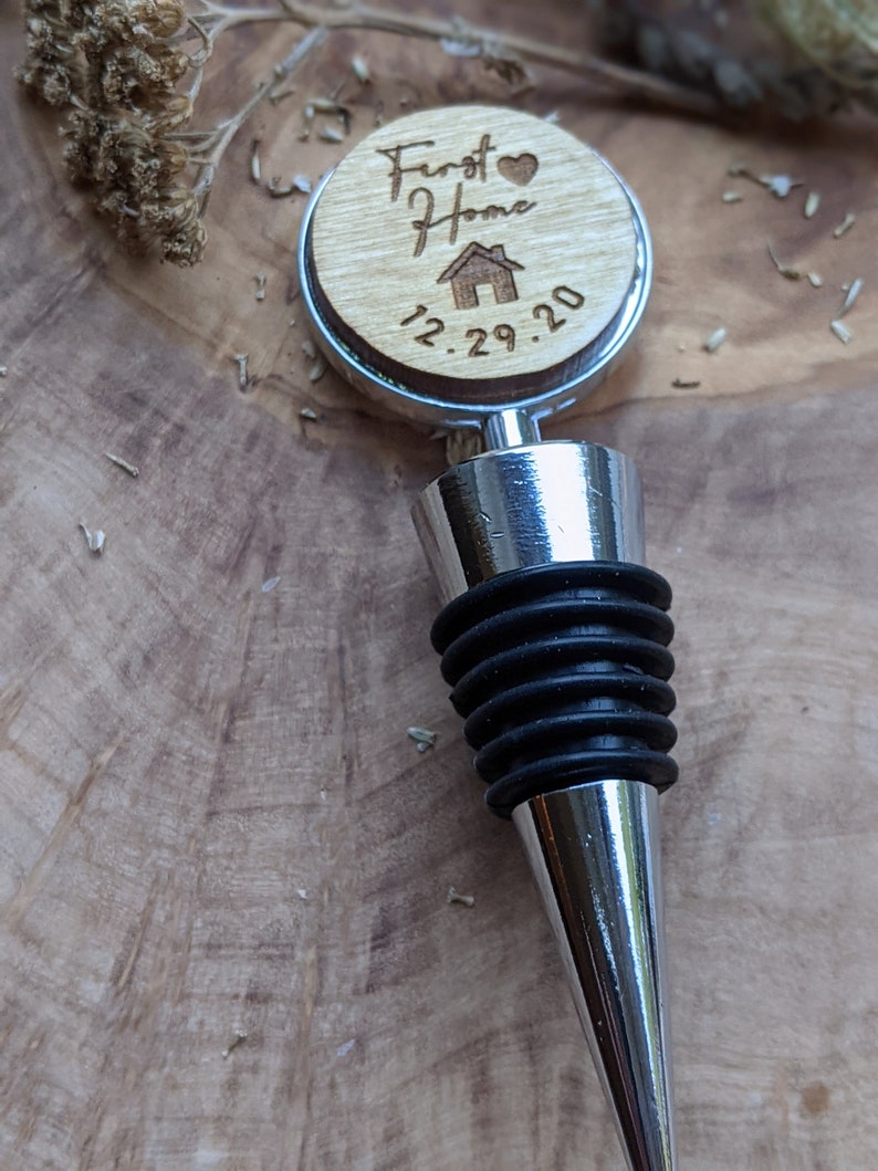 Personalised Custom Made Bottle Stopper Wedding Gift New Etsy