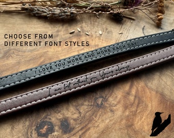 Boyfriend Gift Anniversary Gift For Husband Hidden Message Bracelet for Men Gifts for Him Personalized Unique Gift Leather Bracelet Custom