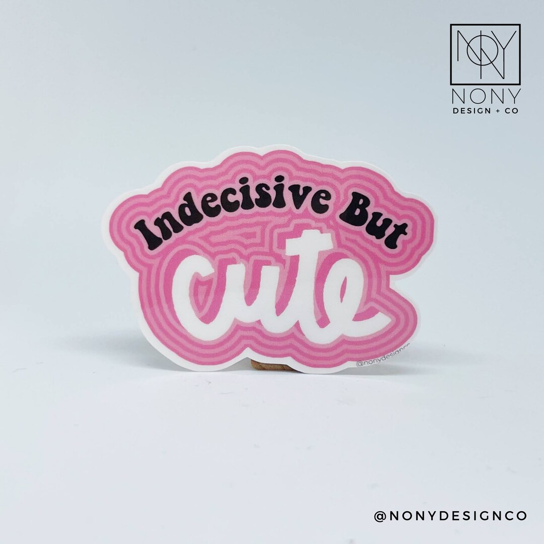 Indecisive but Cute Sticker | Zodiac Sign Sticker | Vinyl Laptop ...