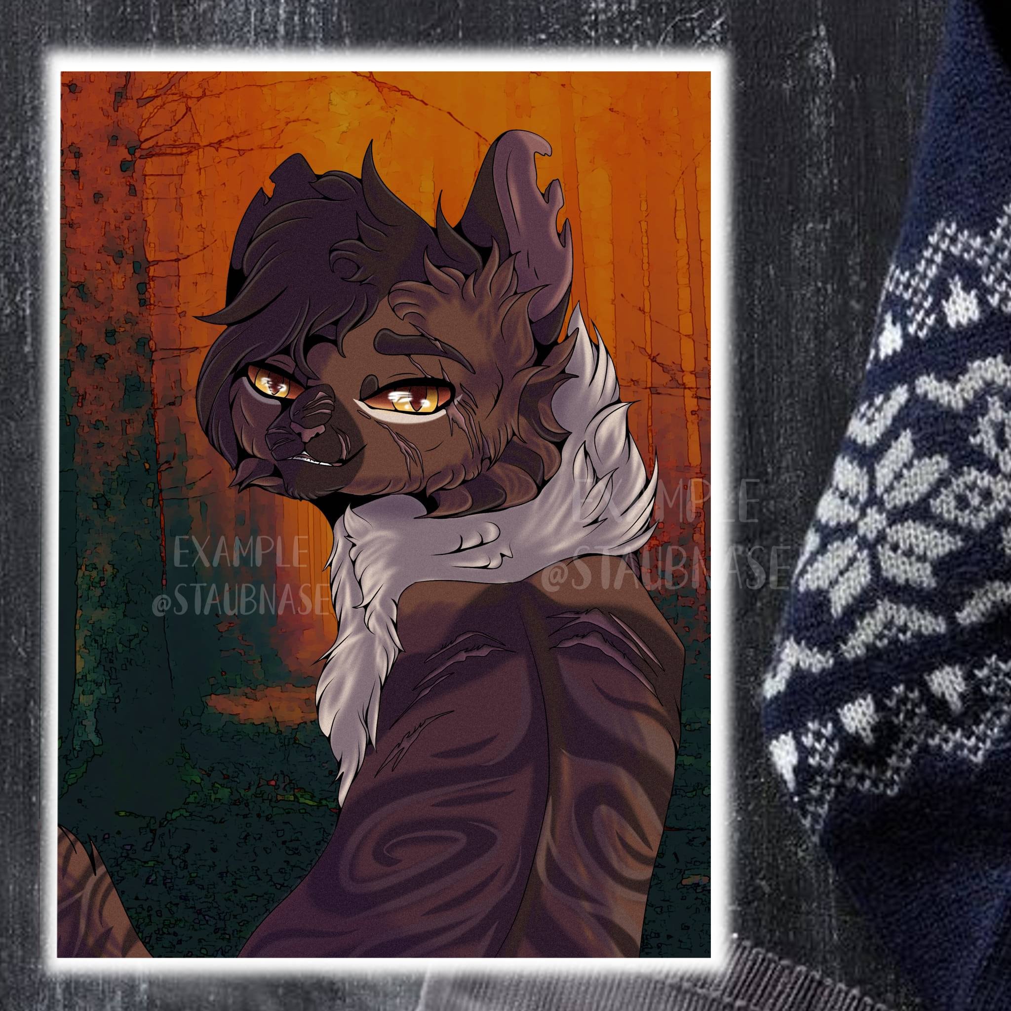 Tigerstar II Tigerheart Warrior Cats Postcard for Sale by alicialynne