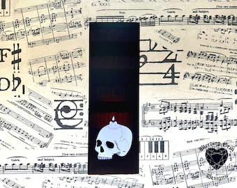 Spooky Candle Skull pastel goth Gothic Goth Academia bookmark
