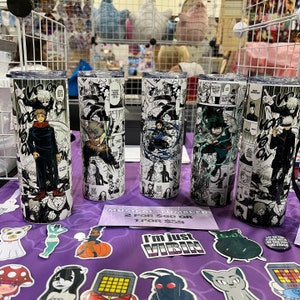 Custom Personalized Manga Panel Anime tumblers Nerdy Gifts Fathers Day Nerdy Gift Mothers Day Nerdy Gift