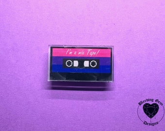 Bisexual Bi Pride Acrylic Pin