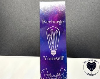 Witchy Gothic Crystal Bookmark