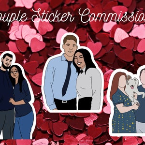 Custom Customized Stickers for Couples Love Valentines Day Anniversary Gift Water Bottle Sticker