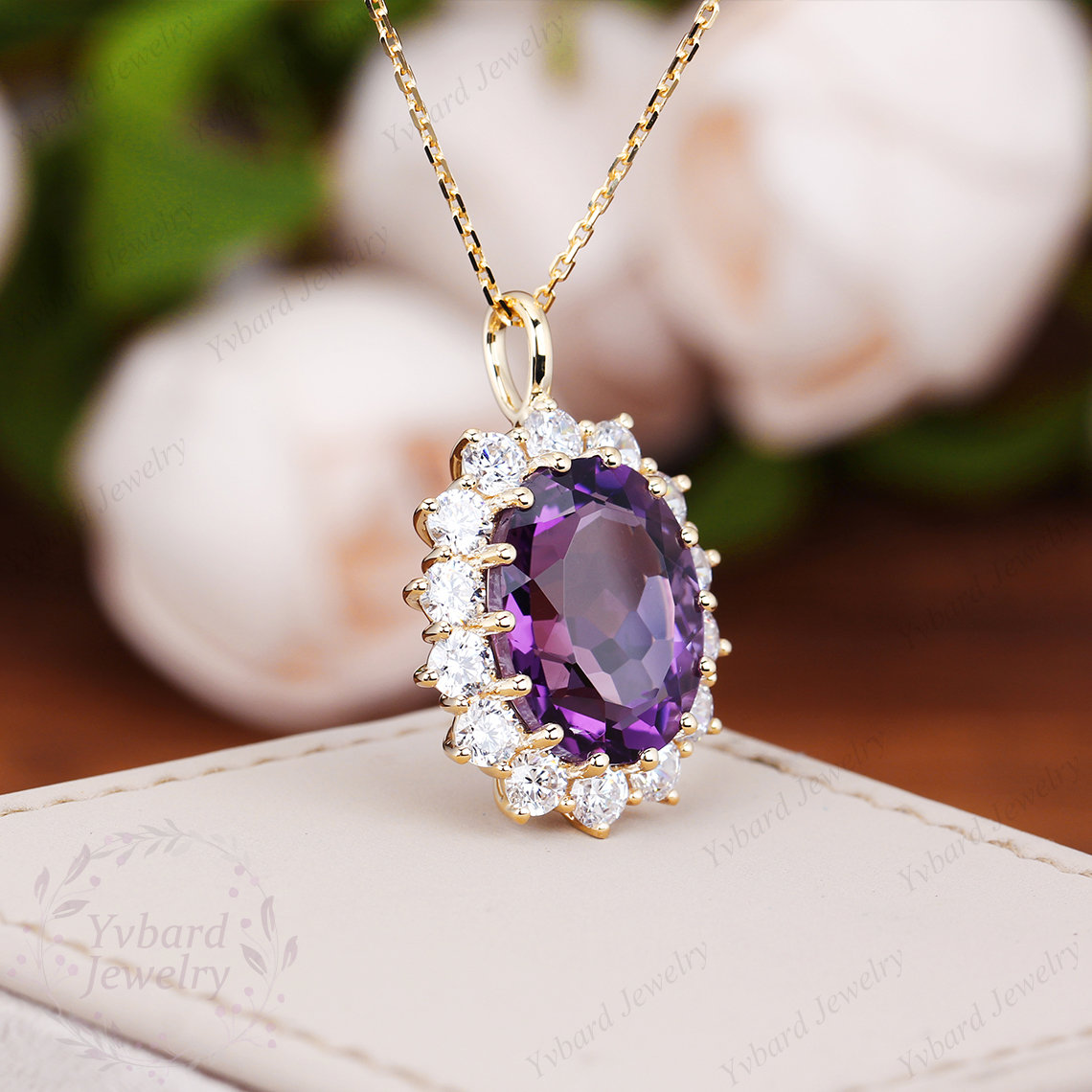 Amethyst Crystal Necklace  Earth Relics Jewelry Company