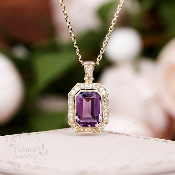 amethyst gold necklace amethyst gold necklace