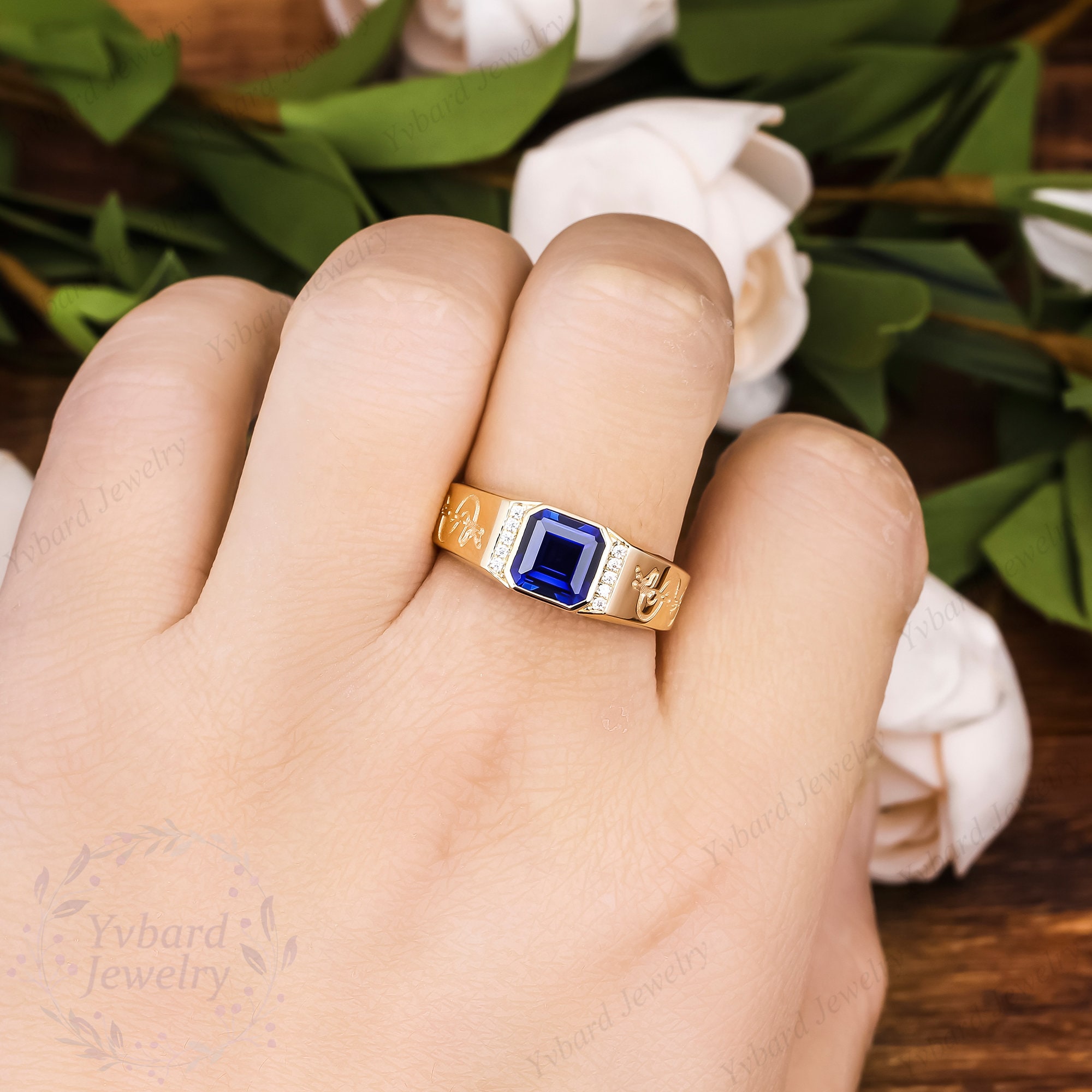 Ring Hombre Anillo De Compromiso Anillo Compromiso Anillo De