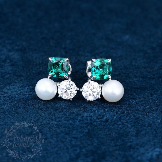 I05 Orecchini Orso Orsacchiotto Con Bianca Perla E Nero Agata - Foto 8