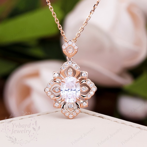 Solid rose gold pendant best sale