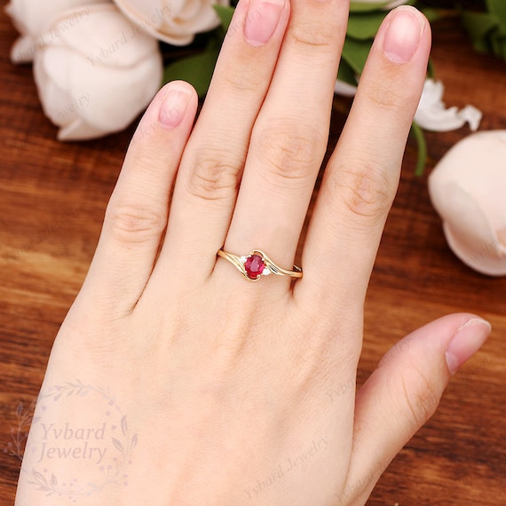 2.22ct tw Natural Ruby Ring & Earth Mined Diamond Halo 18k White Gold Size  6.5 - Jewelry & Coin Mart, Schaumburg, IL