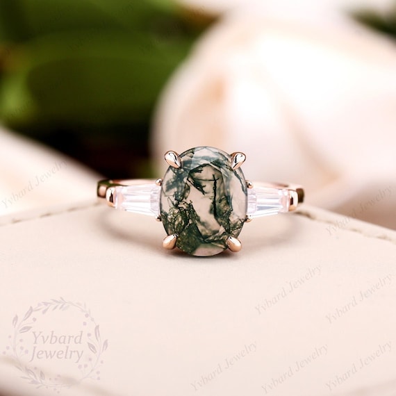 Moss Agate Three-stone Cuff Bracelet 14k Gold-plated Silver Moss Agate Three-stone Cuff Bracelet 14k Gold-plated Silver