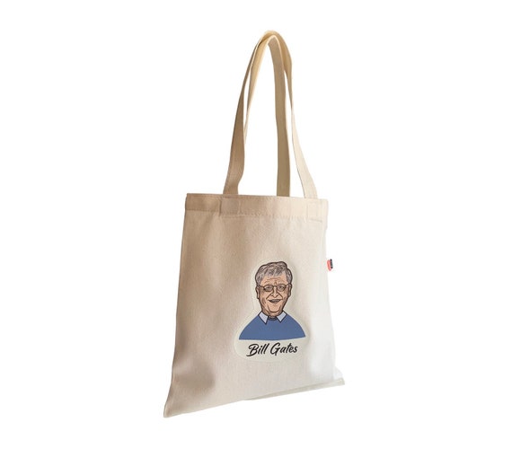 Young Bill Gates Pop Art Tote Bag by Megan Miller - Fine Art America