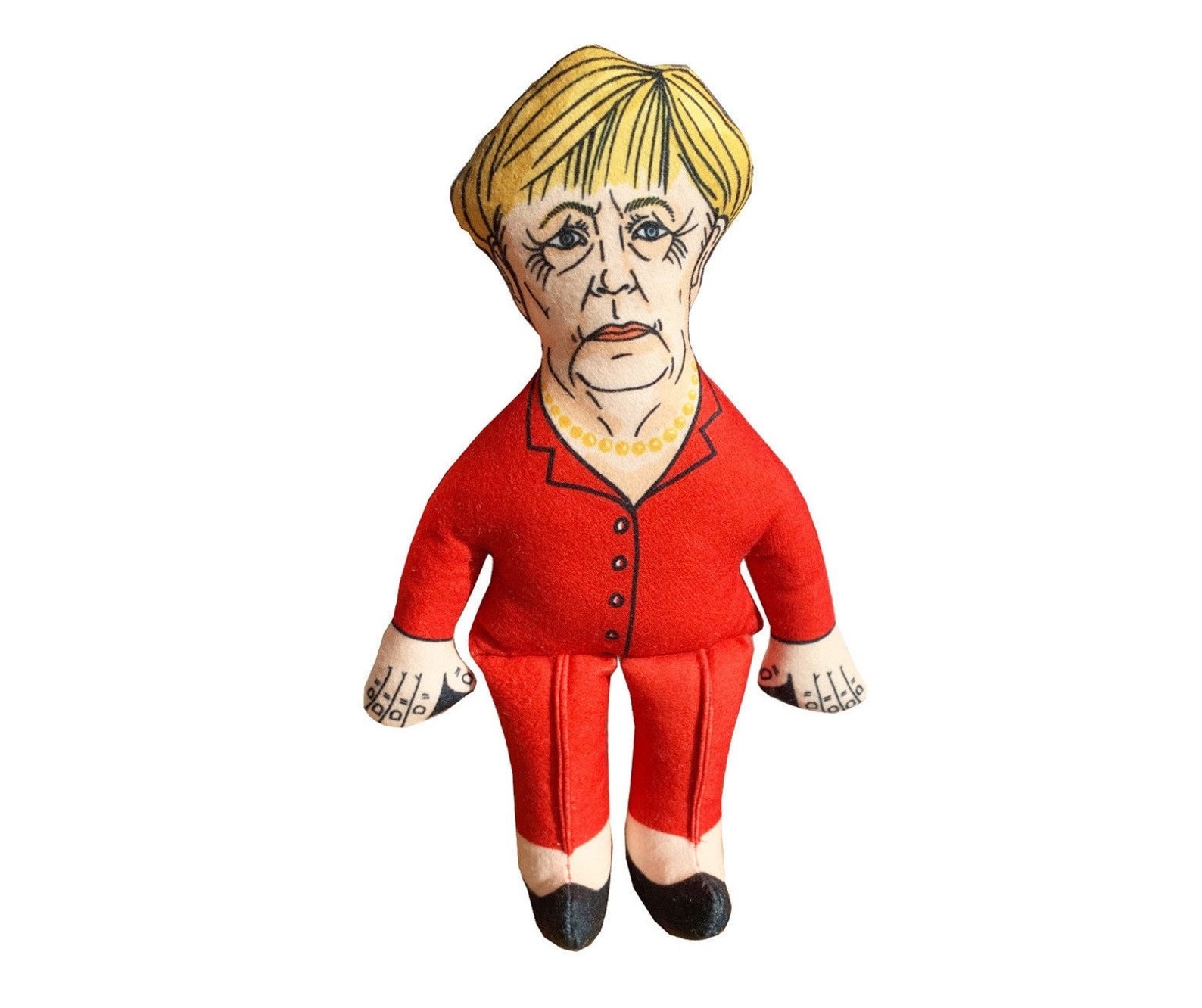 Angela Merkel Dog Toy, Merkel Doll, Parody Pet Toy, Parody Doll