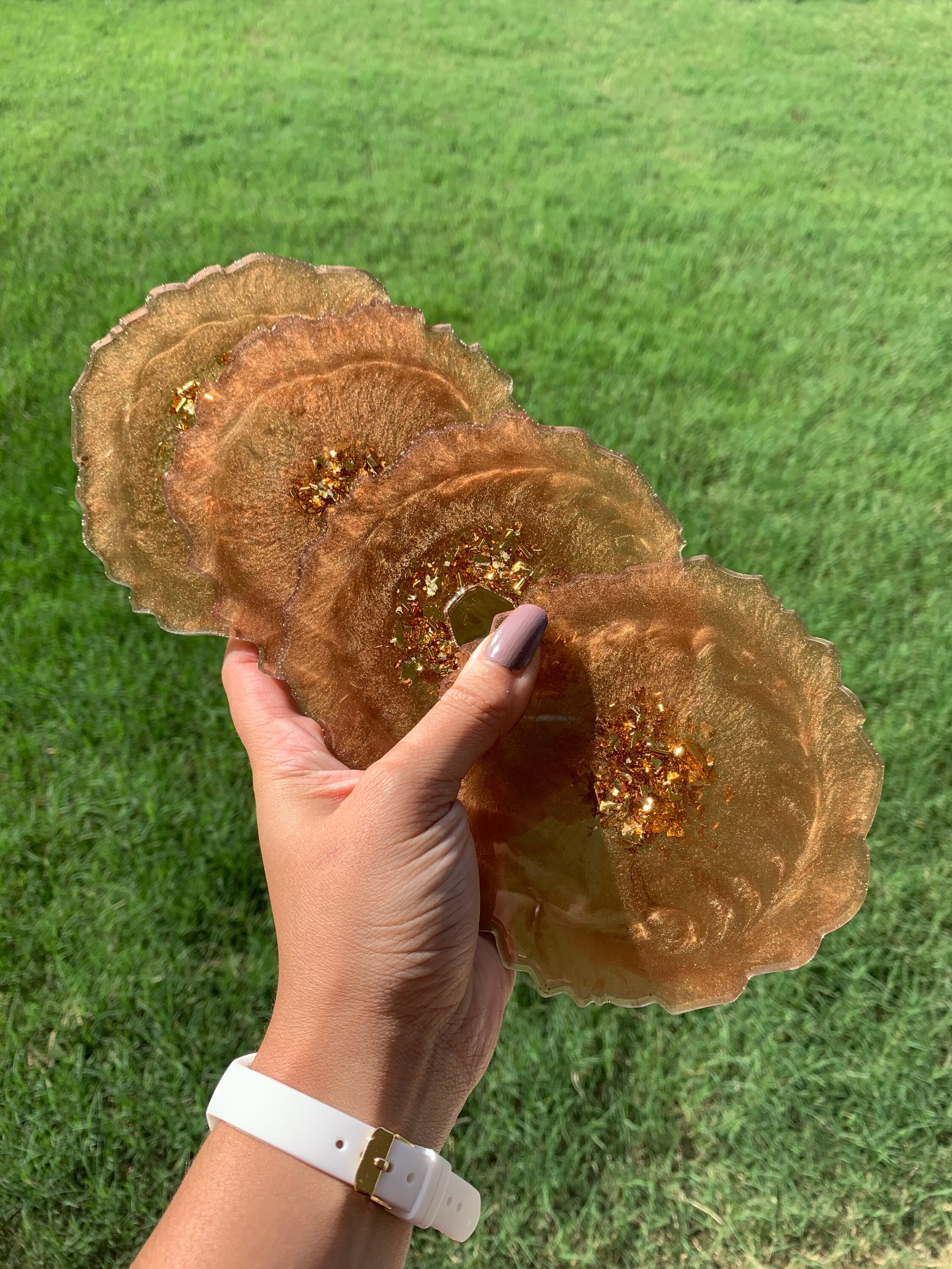 6 Piece Decorative Tray Set Etsy