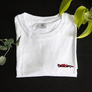 Most Popular Formula 1 Ferrari Inspired Car 2023 Embroidered T-Shirt