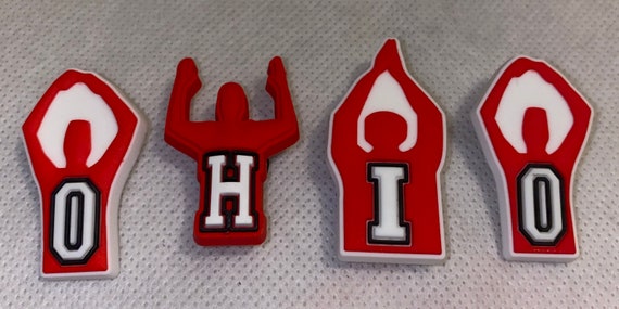 Ohio state croc jibbitz Clearance