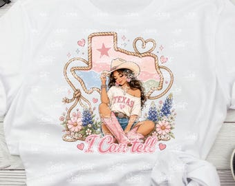 She's From Texas T-Shirt, Southern Cowgirl Tee, Western pink design Shirt