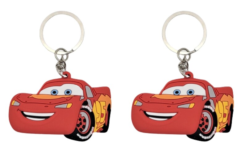 Key Chain Lightning Mcqueen Generic Handmade Set of 2 Etsy