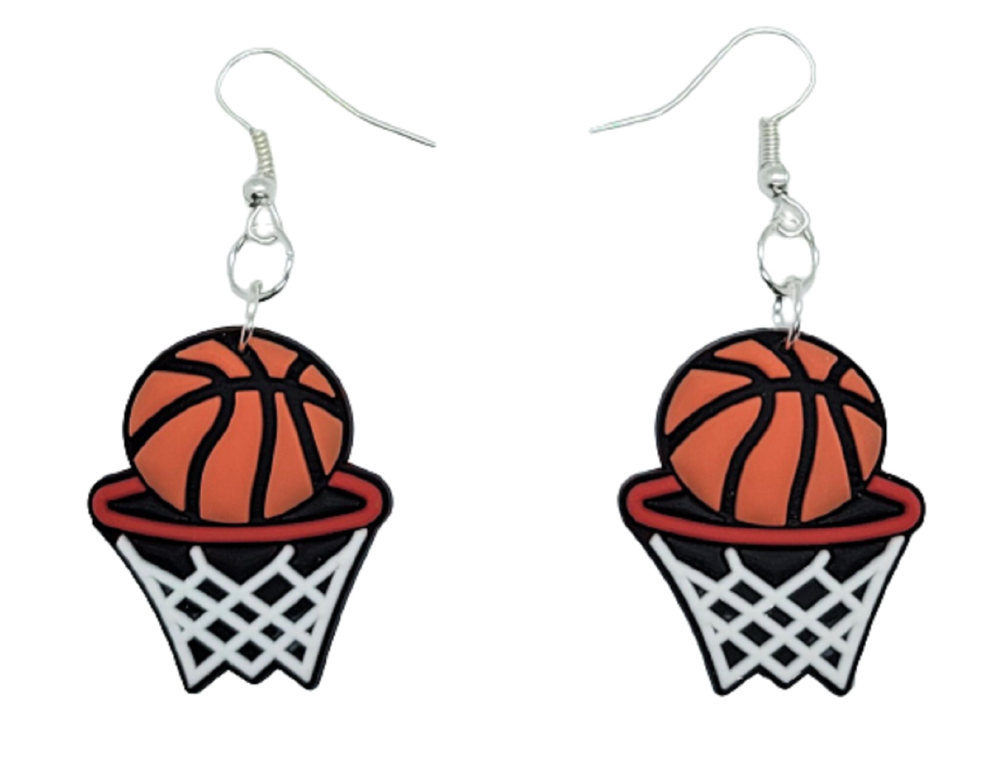 Basketball Earrings Generic Handmade Hypoallergenic Etsy