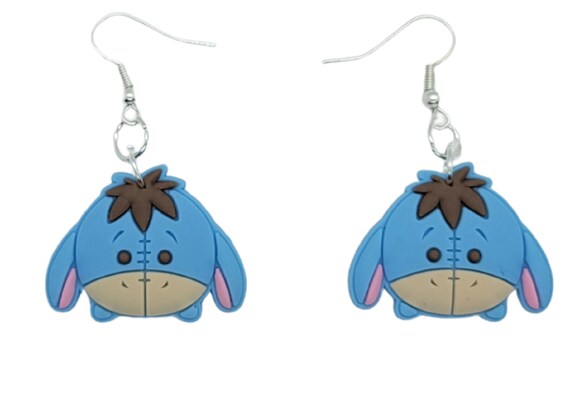 Eeyore Earrings Generic Handmade Hypoallergenic | Etsy