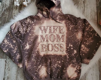 wife mom boss sweatshirt brooklyn