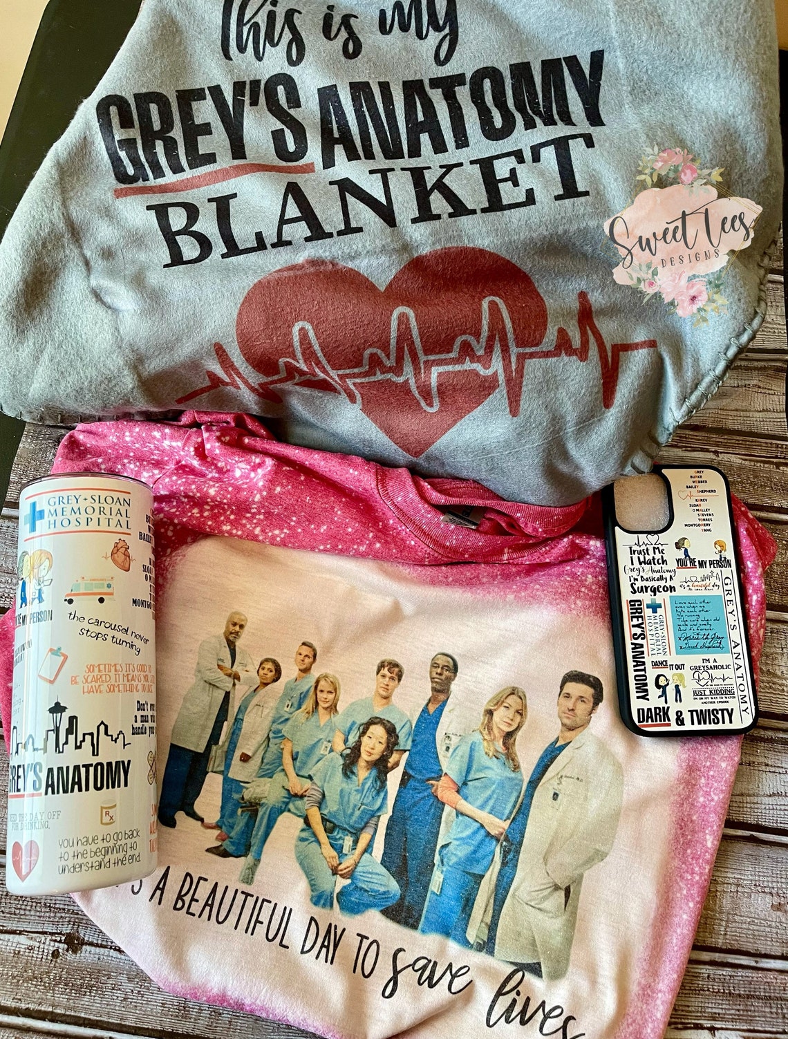 Greys Anatomy Box Greys anatomy Blanket greys anatomy Etsy