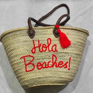 Customized Straw Bags Personalized WEDDING GUEST GIFT Monogrammed Bag Bridal Shower Bags, Custom Beach Bag, Straw Tote, Embroidered Bag