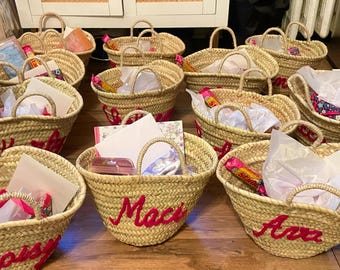 Personalized Bachelorette Gift Bag - Beach Tote - Bridesmaid Bag Bachelorette Bag with Name - Custom Bag Beach