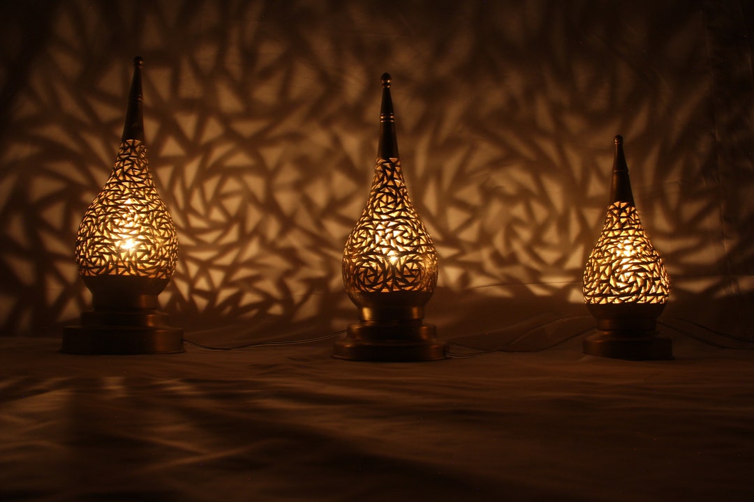 Moroccan Table Lamps, Morocco Lighting 100 Handmade, Art Deco Light