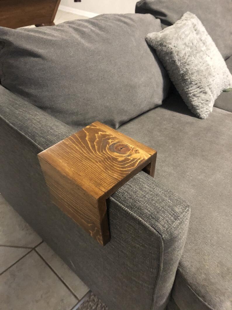 Handmade Sofa Tray Ottoman Tray Sofa Arm Table Coffee Etsy