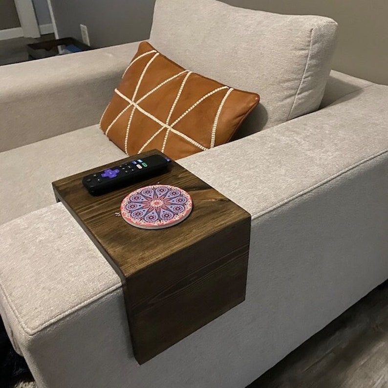 Handmade Sofa Tray Ottoman Tray Sofa Arm Table Coffee Etsy