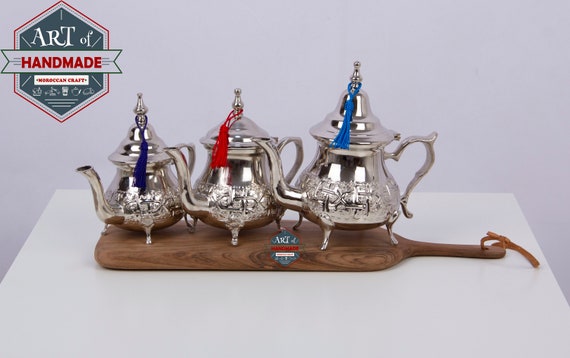 luxurious silver handcrafted teapot Moroccan handmade brass teapot Story | 400 ml luxurious silver handcrafted teapot Moroccan handmade brass teapot Story | 400 ml