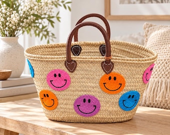 Decorated Straw Bags