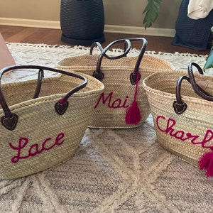 Customized Straw Bags Personalized Wedding Guest Gift Monogrammed Bag Bridal Shower Bags,Custom Beach Bag, Straw tote, Embroidered Bag