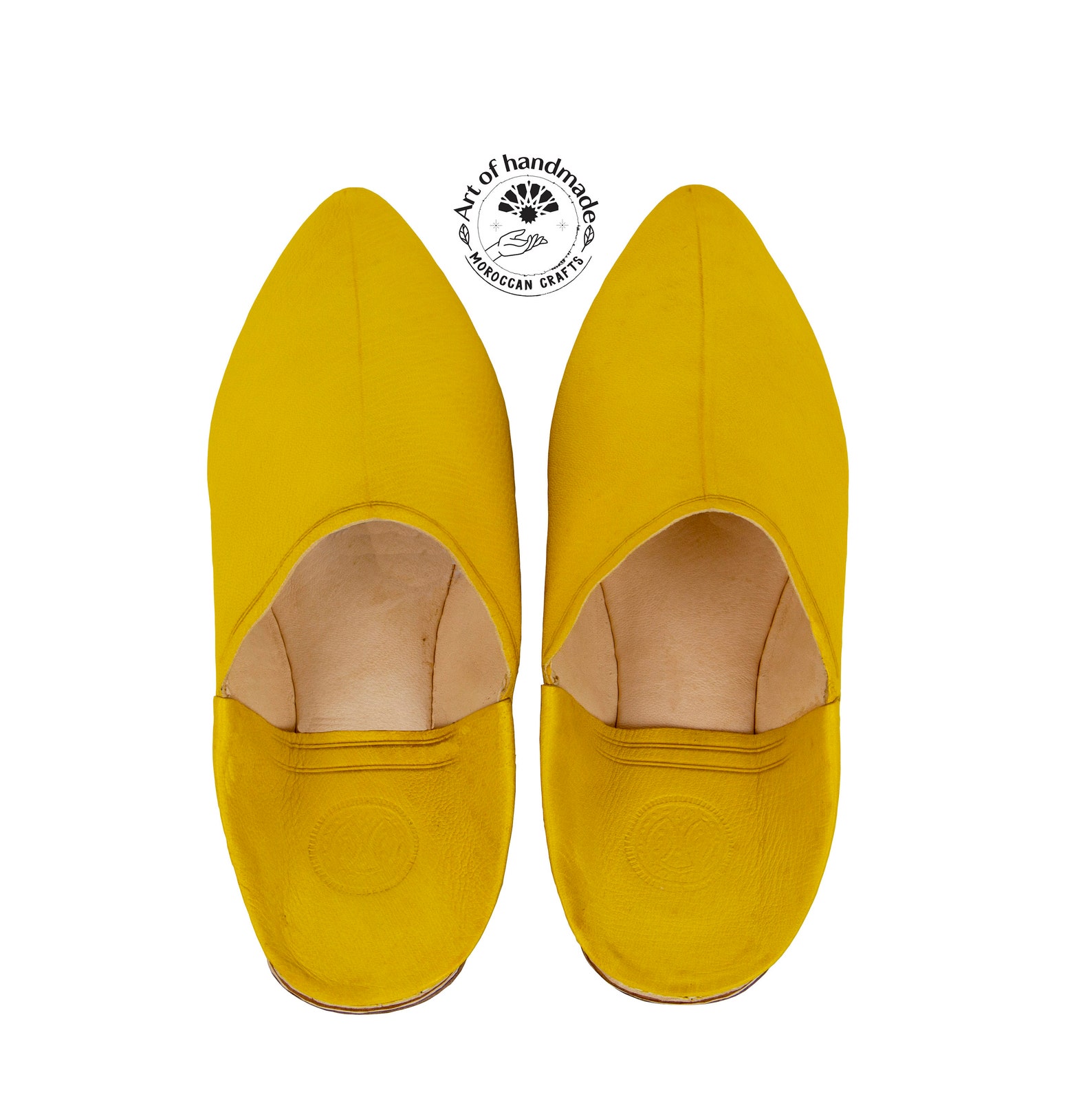 mens yellow slippers